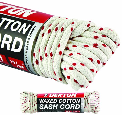 Waxed cotton cord - cotton, window