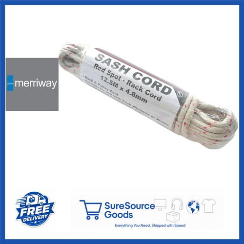 Waxed cotton sash cord - 12.5m, x