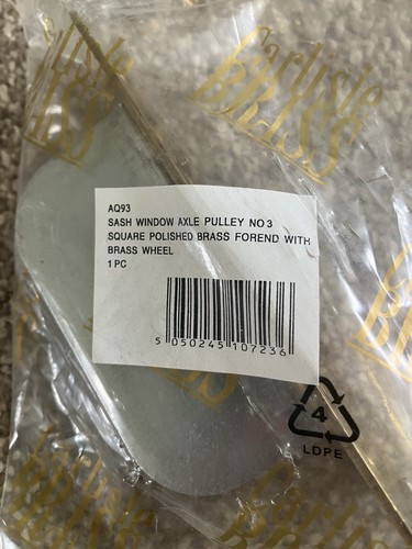 Sash window axle - window, pulley