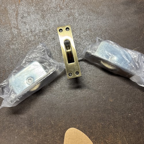 Sash window pulley wheel brass - sash,