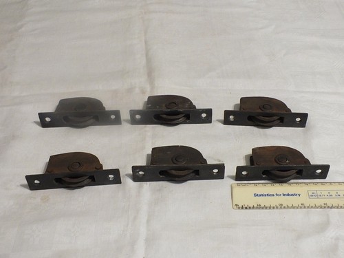 Six vintage antique cast - vintage, iron
