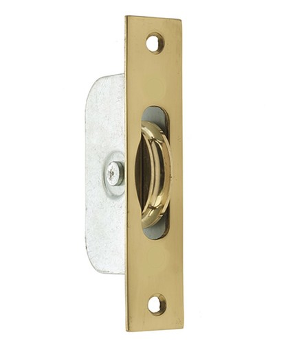 Sash window pulley polished - sash, in